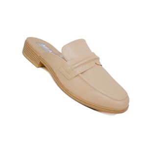 MIA Milla Pennie Loafer Mule in Tan Backless Slide- Women's Size 8 NWOT -Neutral